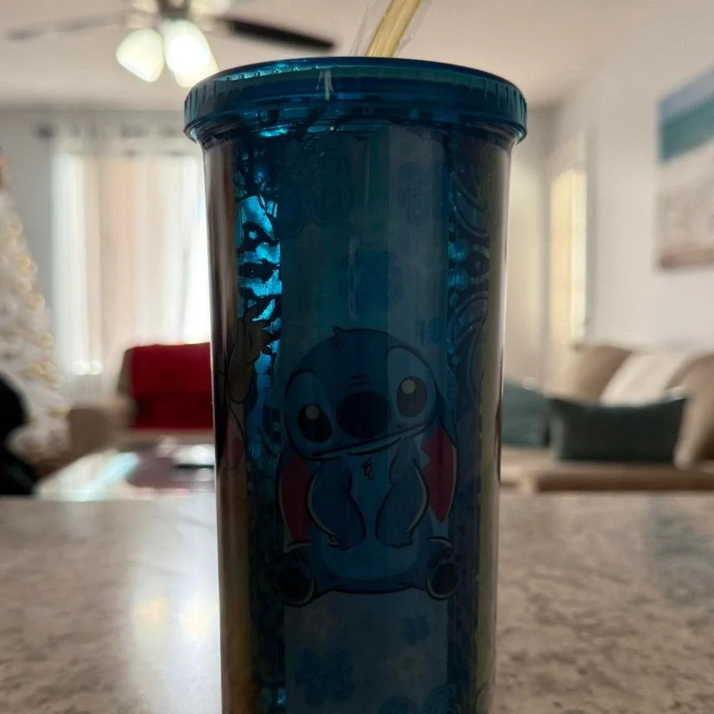 Lilo and Stitch tumbler with straw - New